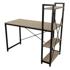 Office table loft Neman MONO, Sandy oak / Black